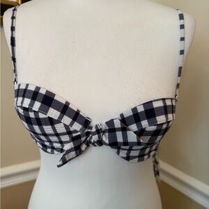 NEW J. Crew Swim Gingham Bikini Set size 32B/XS